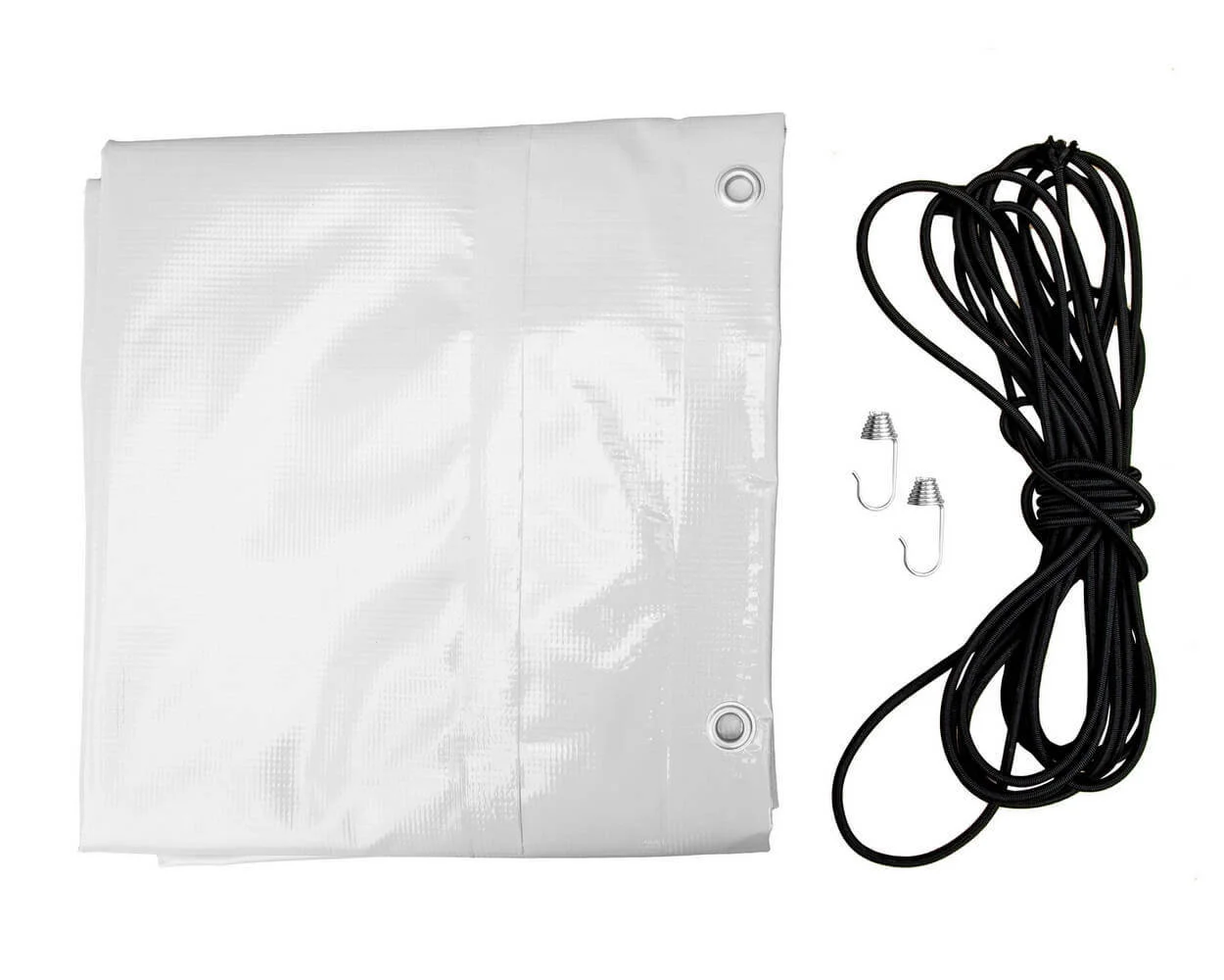 Graue flache Abdeckung für Garden Trailer 230 Kipp Trailer