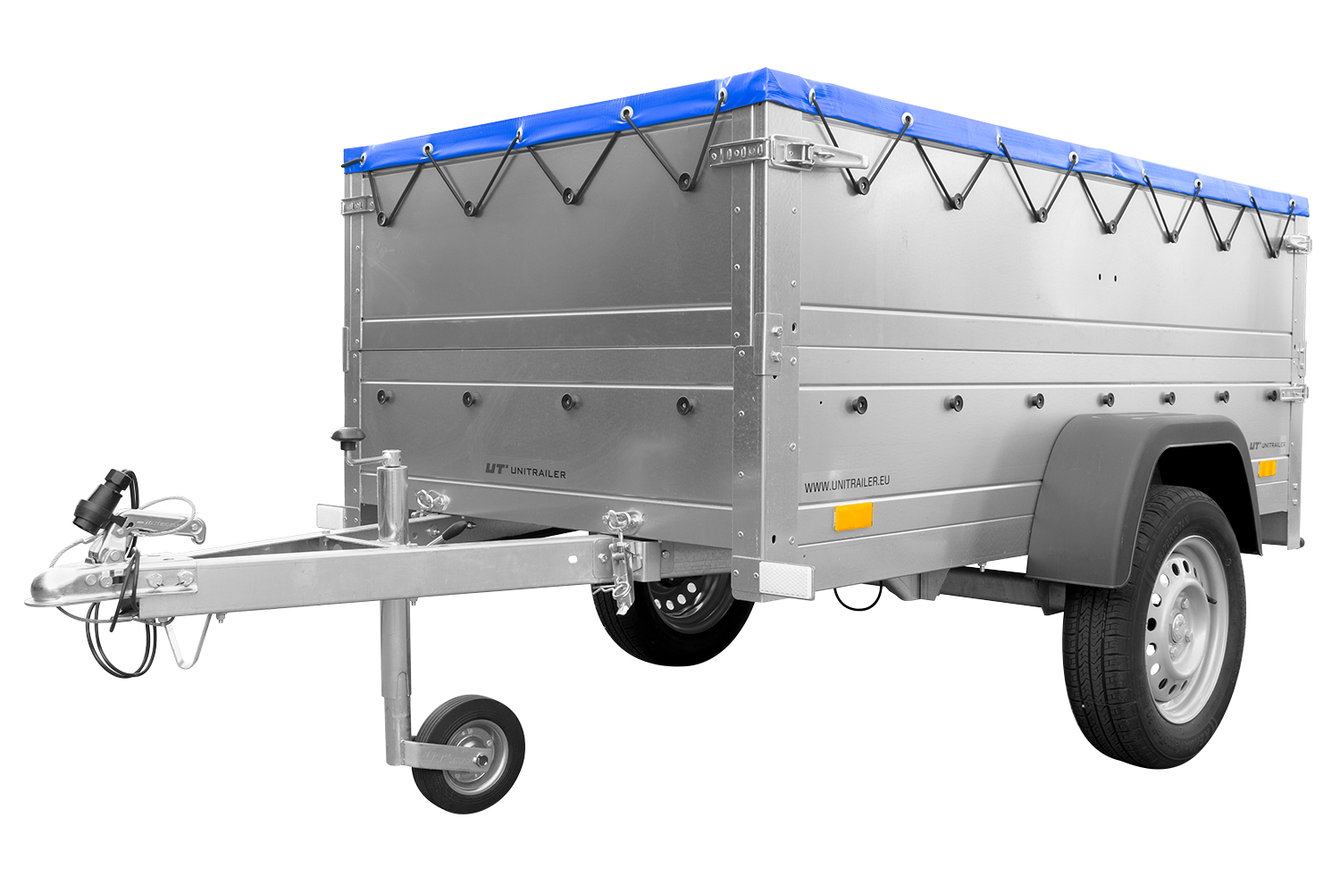 Neuer Anhänger zu verkaufen Gartenanhänger 201 Kipp 500 Kg 200 Kippbarer Flachanhänger 400×200 UNIPLAT 4020S P 2700 kg